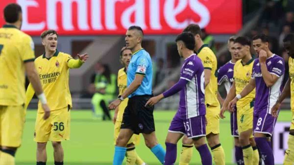 Polemiche in Milan-Fiorentina per il rigore su Gimenez