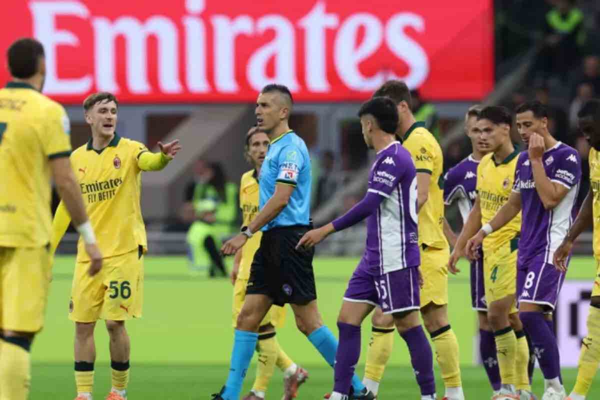 Polemiche in Milan-Fiorentina per il rigore su Gimenez