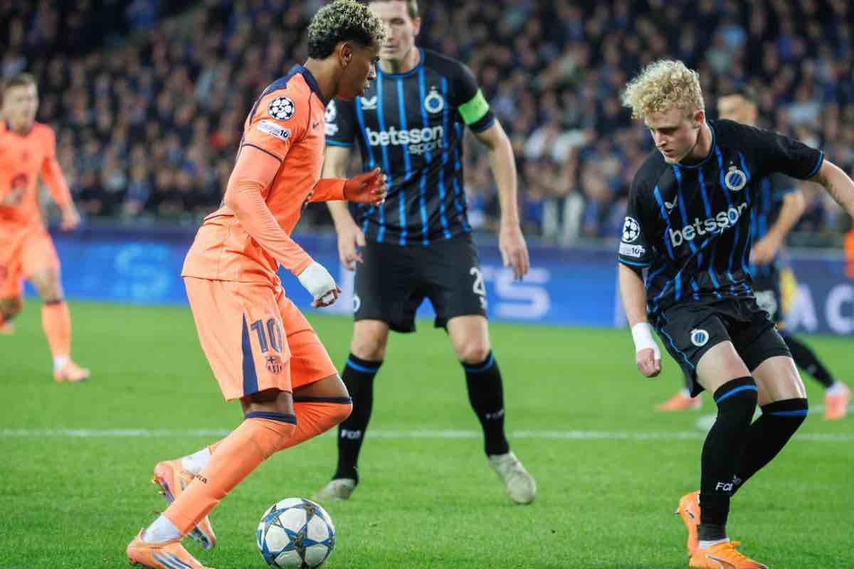 Le parole di Lamine Yamal al termine di Club Brugge-Barcellona
