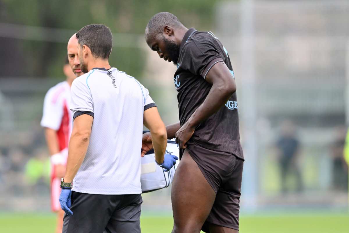 Napoli, Lukaku può tornare prima del previsto