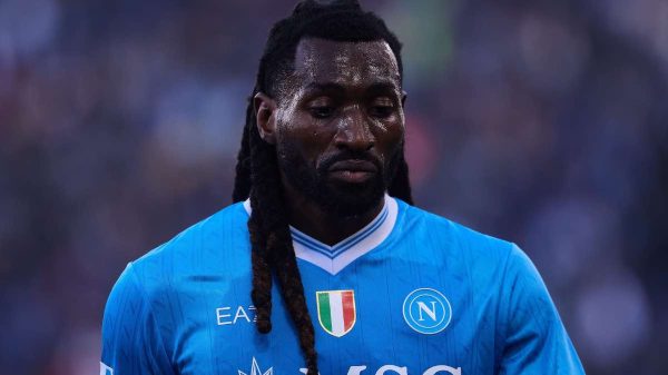 Napoli, tempi di recupero ancora lunghi per Anguissa