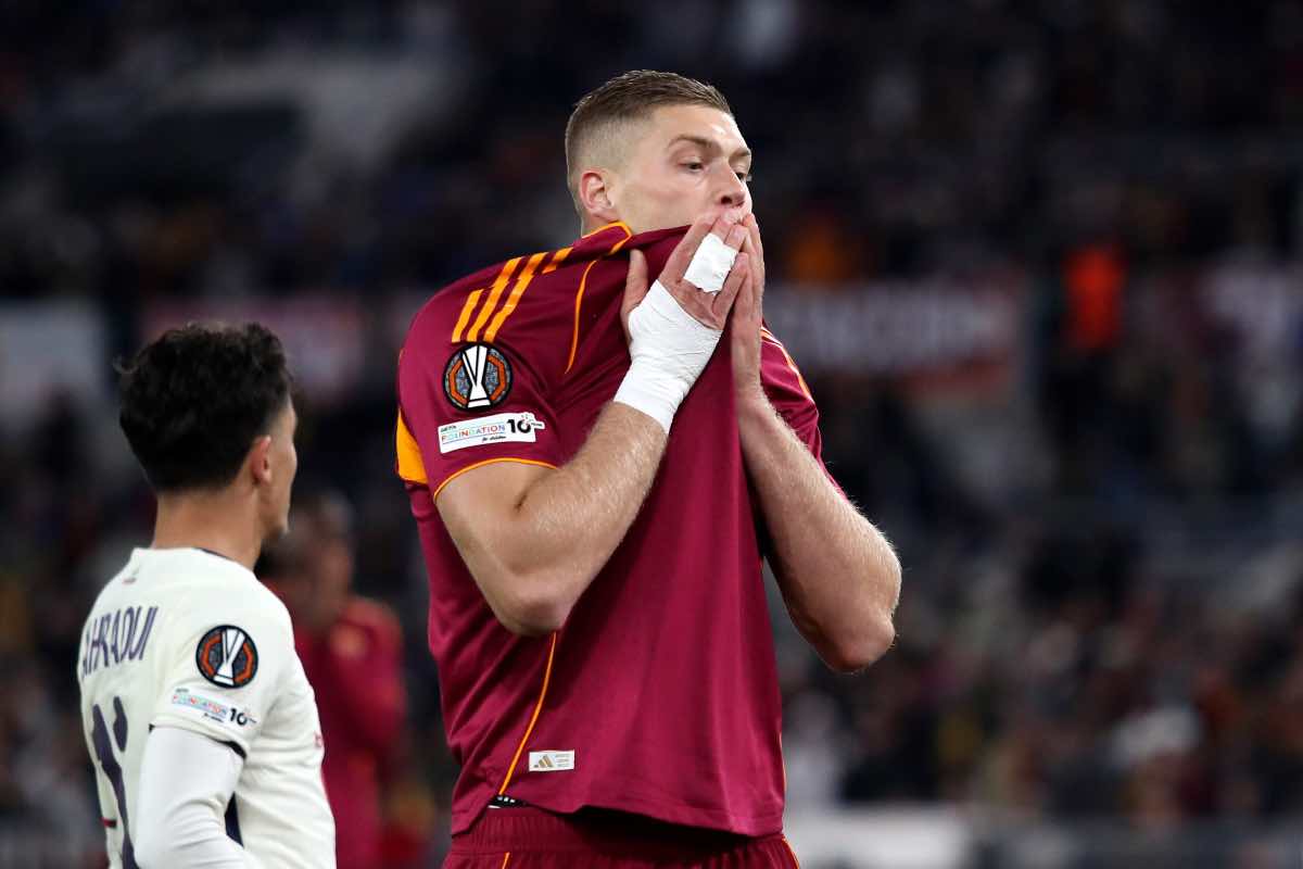 Juventus-Roma, Dovbyk non recupera in tempo