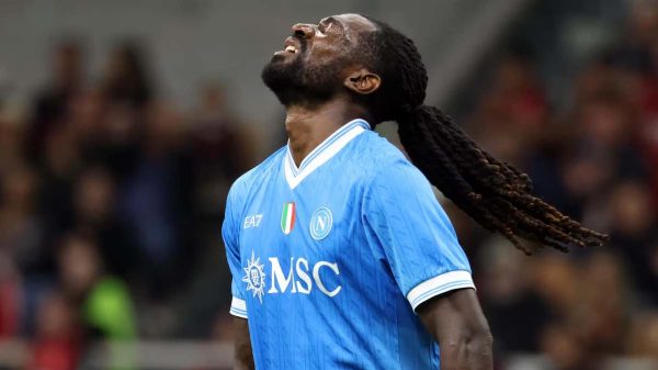 Napoli, calvario Anguissa: l’ennesimo infortunio ferma il camerunense
