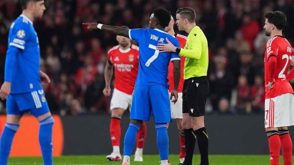 UEFA, indagine corso sul caso Vinicius-Prestianni