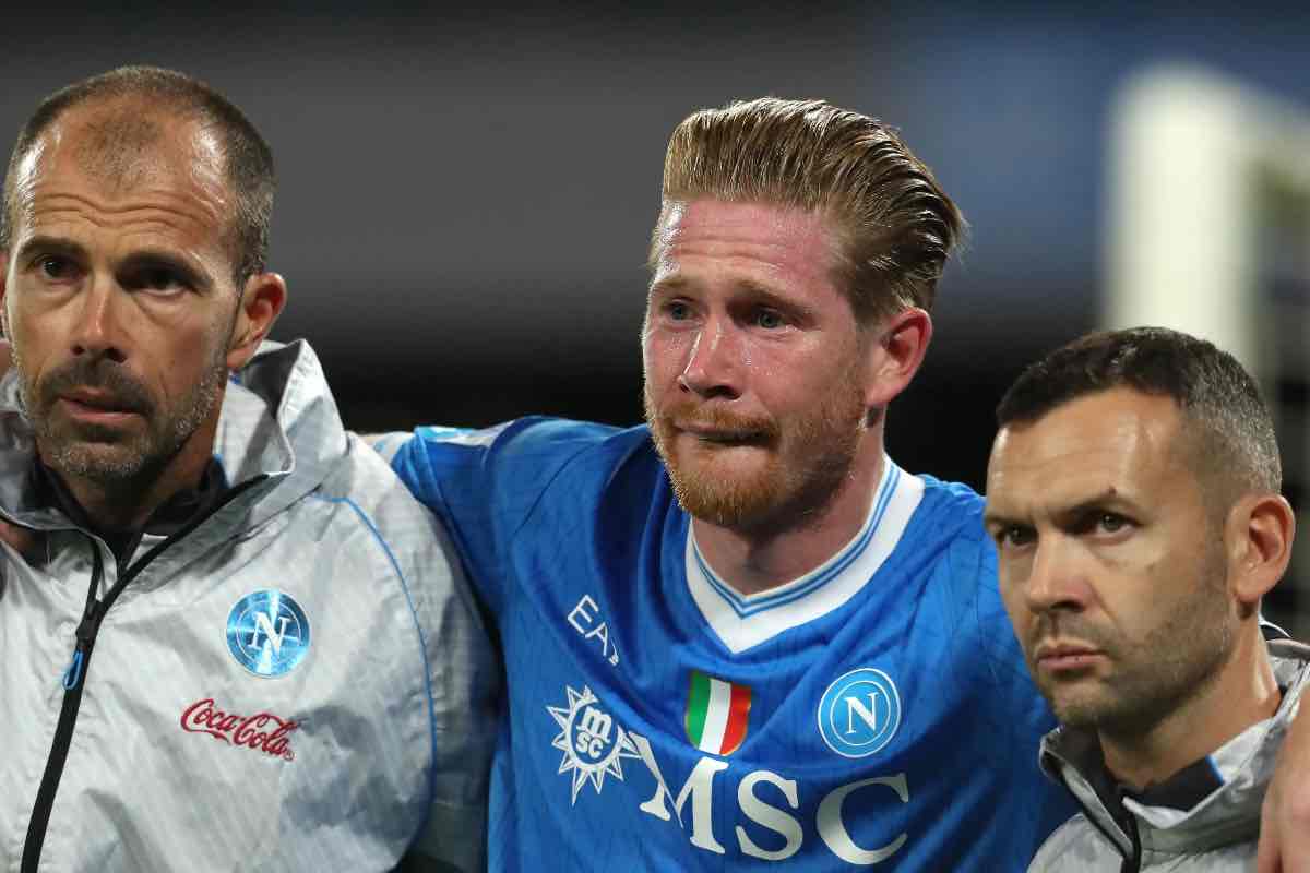 Napoli, De Bruyne può finalmente tornare ad allenarsi