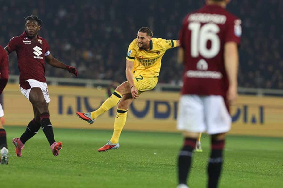 30esima giornata di Serie A, così in campo Milan e Torino