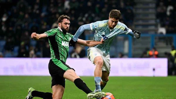 30esima giornata di Serie A, così in campo Juventus e Sassuolo
