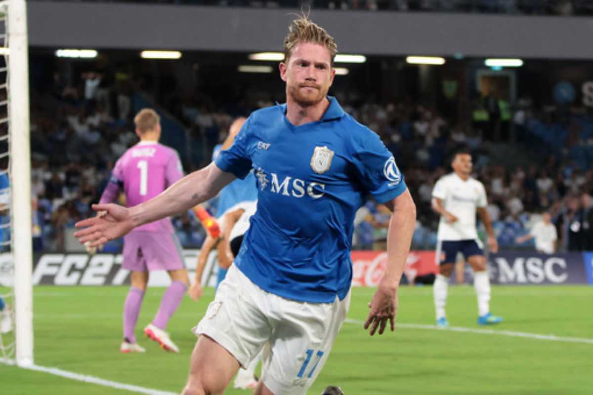 De Bruyne verso la titolarità contro l’Inter